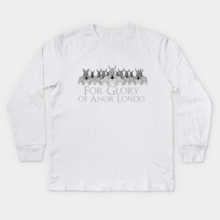 Silver Knights [Variant 01] Kids Long Sleeve T-Shirt